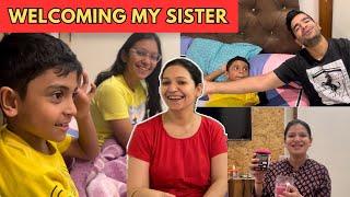 Welcoming my Sister  Aman is Mausa ji  Aman and Iti vlogs