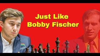 King’s Indian Attack In The Style Of Bobby Fischer  Karjakin vs Shankland FIDE World Cup 2021
