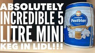 Lidl Perlenbacher Festbier 5 Litre Mini Keg Review  Fantastic Mini Keg In Lidl