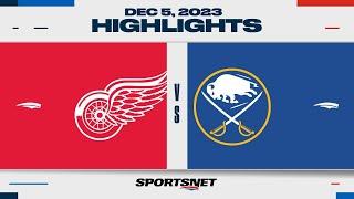 NHL Highlights  Red Wings vs. Sabres - December 5 2023