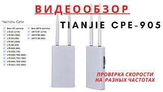 Мощная 4G LTE точка доступа  антенна с встроенным модемом и Wi Fi роутером с POE CPE 905