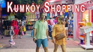 Shopping am Abend in Kumköy. Antalya Side Türkei August 2024 #side #türkei #sideturkey