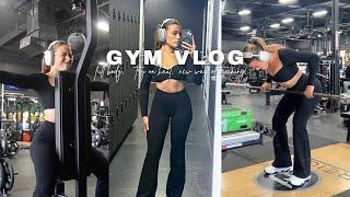 GYM VLOG  full body WISKII try on haul training upper body