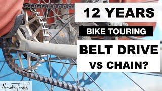 Belts Are BETTER Than Chain Drivetrain for Bicycle  My Test Result After 12 YEARS OF BIKE TOURING