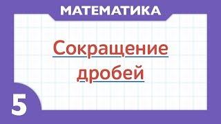 Как сокращать дроби   Математика - 5 класс 