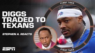  BILLS TRADE STEFON DIGGS TO TEXANS  Stephen A. Smith reacts  First Take