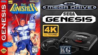 The Punisher SEGA GENESISMEGA DRIVE Gameplay Walkthrough FULL GAME 4K60ᶠᵖˢ