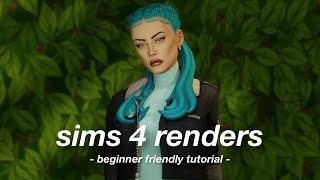 BEGINNER Sims 4 Blender Render Tutorial  solitasims