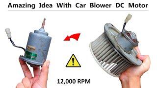 Do Not Throw Away your Car Blower Motor - 12V 22 Amp DC Motor Salvage DIY