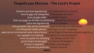 The Lords Prayer in Setswana