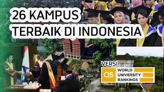 26 Kampus Terbaik di Indonesia  Universitas Terbaik Versi QS World University Rankings 2024