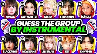 GUESS THE KPOP GROUP BY INSTRUMENTAL  Guess The Kpop Song - KPOP QUIZ 2024