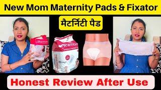 New Mom Maternity Pads & Disposable Pad Fixator Review मैटर्निटी पैड रिव्यू  Pads After Delivery