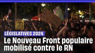 Législatives 2024  Le Nouveau Front populaire mobilisé place de la République à Paris contre le RN