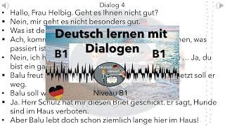 Dialoge B1   Deutsch lernen durch Hören  9 