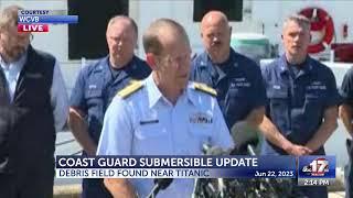Coast Guard update on OceanGate submersible that disappeared exploring Titanic