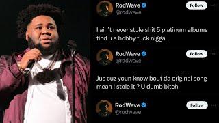Rod Wave responds to Boosie Badazz and other people accusing him of stealing songs