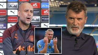 Roy Keane receives backlash from Pep Guardiola for his remarks against Erling Haaland