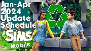 The Sims Mobile Jan 29th Update Schedule Jan-Apr 2024