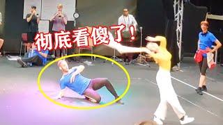 简直扬眉吐气！中国学生用“扇子”在国外斗舞，老外都看傻了！