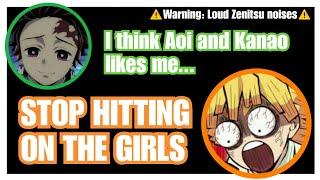 Zenitsu gets mad about Tanjirous harem  Kimetsu Radio SUB