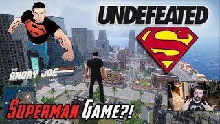 AngryJoe Plays Undefeated NEW SUPERMAN GAME?