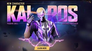 K Character with Kairos Combination Free Fire  Br Rank Character Combination Free Fire