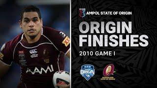 Queensland Maroons v New South Wales Blues  Origin Finishes  State of Origin 2010  Game 1