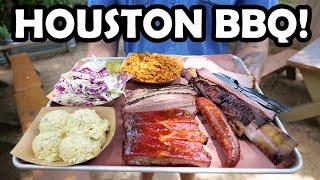 The ULTIMATE TEXAS BBQ TOUR in HOUSTON 3 Insane Spots