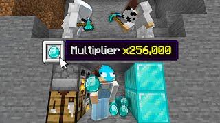 Minecraft Manhunt But Item Drops Are Multiplied...