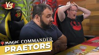 March of the Machine Praetor Party  Commander VS  Magic the Gathering Gameplay