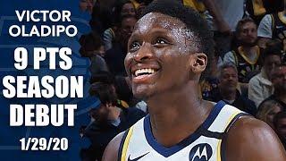 Victor Oladipo returns from injury sinks game-tying 3 in Pacers vs. Bulls  2019-20 NBA Highlights