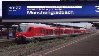 Der neue Regionalexpress RE 42 Münster nach Mönchengladbach HBF in Wanne-Eickel