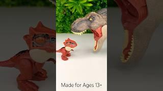 T Rex Finds Baby Carnotaurus #dinosaurs