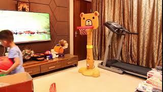 儿童篮球架宝宝可升降投篮架篮球框家用室内户外运动男孩球类玩具