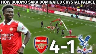 How Sakas Movement Exposed Palaces Tactics  Arsenal vs Crystal Palace 4-1  Tactical Analysis