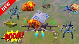 OMG JET Battles in New PAYLOAD 3.3  Destroying TANK + Robots With M202 PUBG Mobile