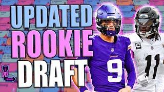 UPDATED DYNASTY ROOKIE DRAFT - REAL LIFE TRADES DYNASTY FANTASY FOOTBALL 2024 Superflex Rookie Mock