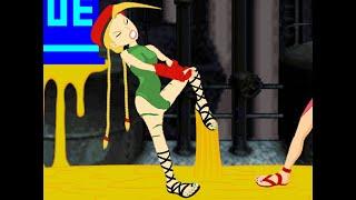 Cammy VS Rose VS Glue Street Fighter Stuck Sandals