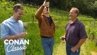 Conan Goes Wine Tasting In Napa Valley  Late Night with Conan O’Brien