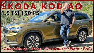 Skoda Kodiaq 2024 im Test - Moderner Besser Größer Aber auch gut? Probefahrt Test Review Deutsch