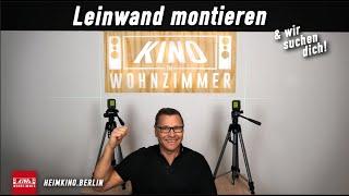 Laser TV-Leinwand installieren - so kann es jeder.