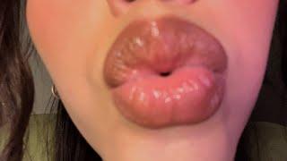 ASMR- chaotic kisses and upclose breathy whispers for tingles