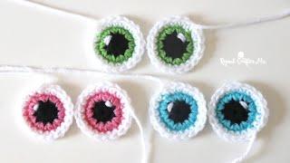 Crochet Cartoon Eyes