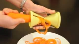 4 Blades Vegetable Spiralizer with Cleaning Brush