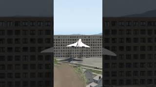 Concorde Crashes into Hotel Building Simulation