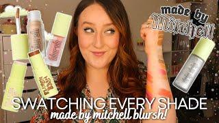 SWATCHING *EVERY SHADE* MADE BY MITCHELL BLURSH Liquid Blush Bronzer & Highlight Shade Comparison