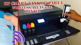 HP Smart Tank 615 Wireless Printer Part I  Unboxing Activating and Installing #hpprinter