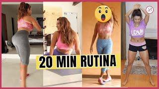 20 minutos Rutina completa para gluteo abdomen cardio