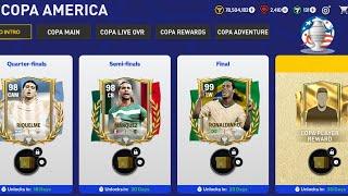 The CONMEBOL Copa América™ Event FC MOBILE 24  99 RATED ICON RONALDINHO FC MOBILE